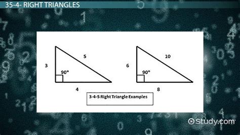 3-4-5 Triangle | Definition, Rules & Examples - Video | Study.com