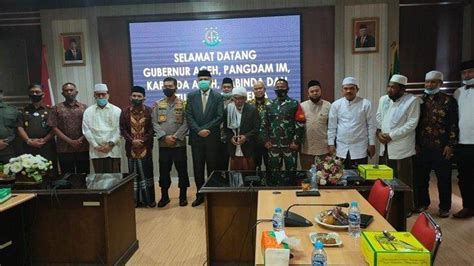 Berlangsung Di Kejati Gubernur Kajati Kapolda Dan Pangdam