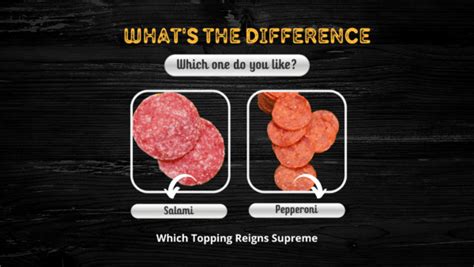 Salami Vs Pepperoni Which Topping Reigns Supreme