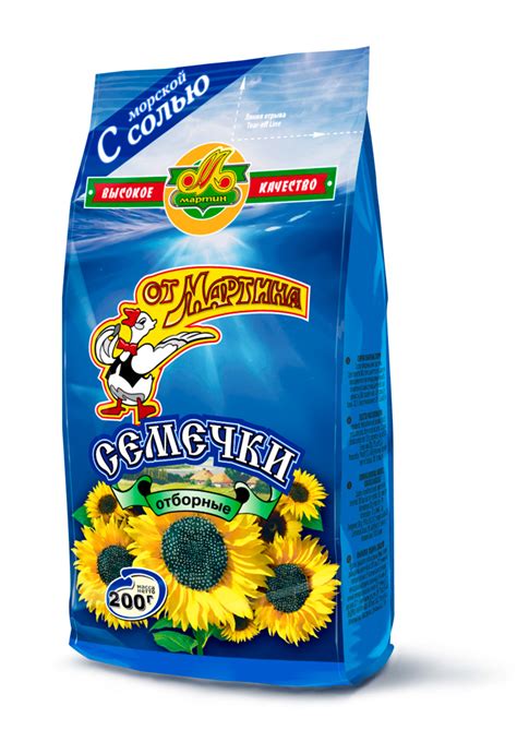 От Мартина семечки с морской солью, 200 г - купить с доставкой по ...