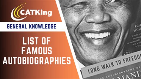 List Of Famous Autobiographies Gk Mba Catking Educare