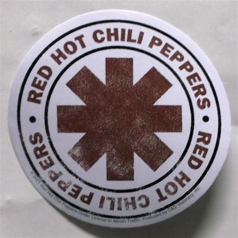 レッド ホット チリ ペッパーズ ステッカー Red Hot Chili Peppers 正規品 ロックTシャツ関連 バンドTシャツ toy rhcp マンブルズ バンドTシャツ