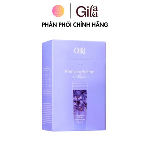 Hộp 60 gói bột uống Collagen Cao Cấp GILAA PREMIUM SAFFRON COLLAGEN ...