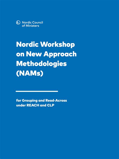 Nordic Workshop On New Approach Methodologies NAMs