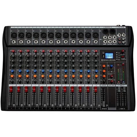 Depusheng DA12 Consola mezcladora de sonido estéreo profesional