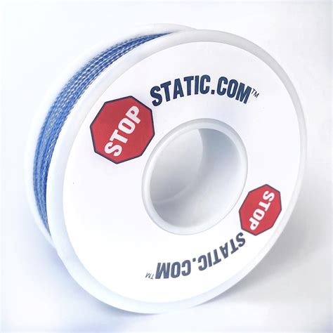 staticstring blue  meters  roll   stopstatic
