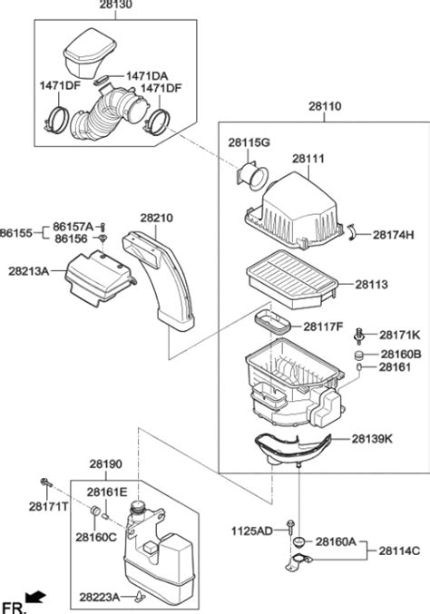 S Genuine Hyundai Hose Assembly Air Intake