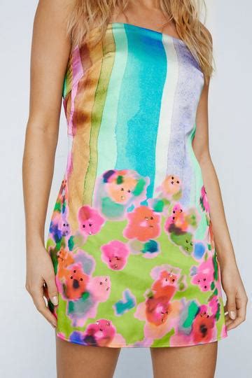 Tie Dye Mini Dresses Boohoo Uk