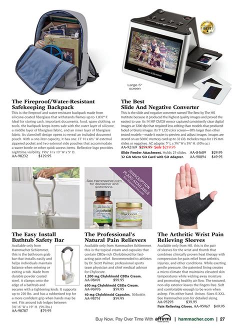 Hammacher Schlemmer Winter Preview Page