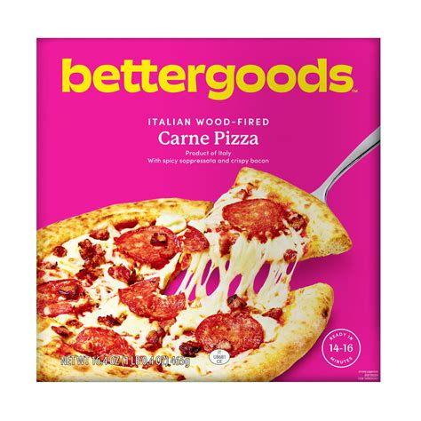 Bettergoods Italian Wood Fired Carne Pizza 16 4 Oz Frozen