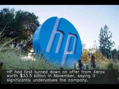 Xerox Raises Offer To Buy Hp By Per Share New Offer Values Hp At