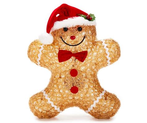 Winter Wonder Lane Light Up Acrylic Gingerbread Man At Big Lots