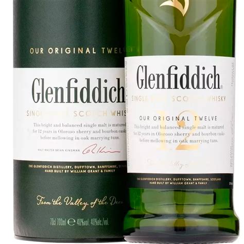 Whisky Glenfiddich 12 Anos Single Malt Scotch 750ml