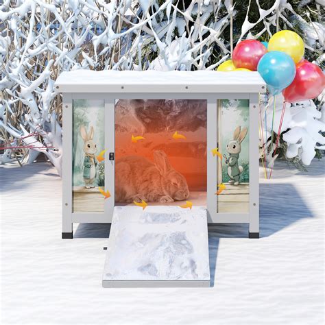 Ophelia & Co. 24'' Insulated Cat House Outdoor Heated Indoor Small