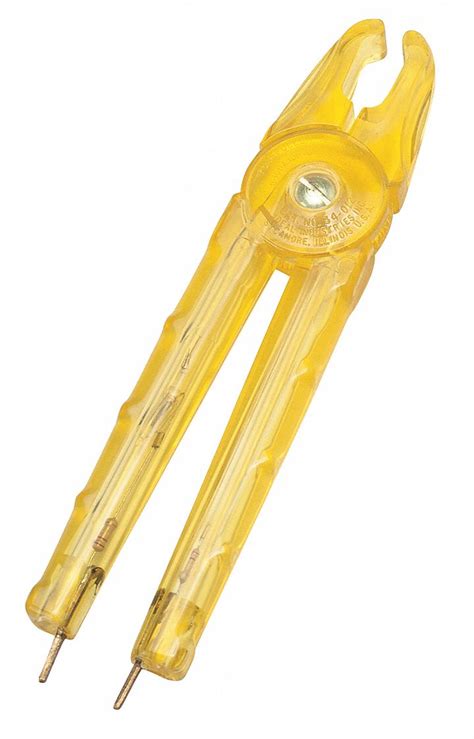 BRADY 8 in Medium Uninsulated Nylon Fuse Puller w/Test Light, Yellow ...