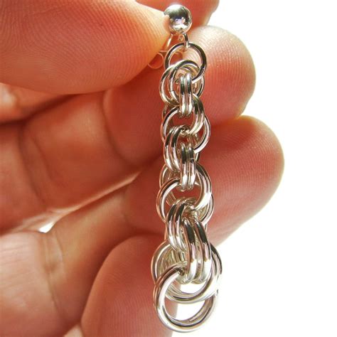 Chainmaille Tutorial Graduating Double Spiral Earrings Etsy