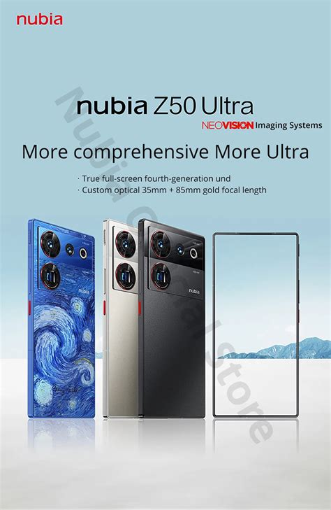 Nubia Z50 Ultra 5G SmartPhone 6.8 inch 144Hz AMOLED Screen Under screen ...