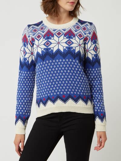 Kup online Dale of Norway Sweter z norweskim wzorem z żywej wełny model