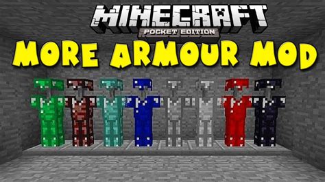 More Armour Mod Minecraft Pocket Edition Mod Showcase [0 9 5] Youtube