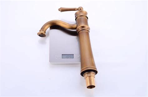 Luxury Basin Faucets Antique Copper Bathroom Faucet Mixer Vintage Hot And Cold Cock Wash Basin
