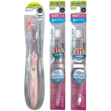 Ионная зубная щетка IONIC KISS YOU Основной блок (1 шт.) + сменные ...