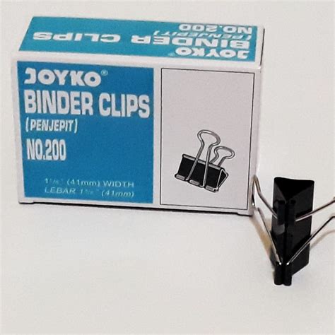 Binder Clip No 200 Joyko Size 1 5 8 41 Mm SIPLah