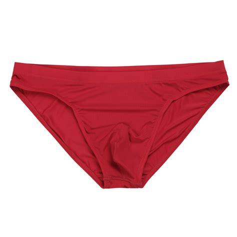 Herren Seidig Glatt Bikini Slip Atmungsaktive Elastische Badehose Unterwäsche eBay
