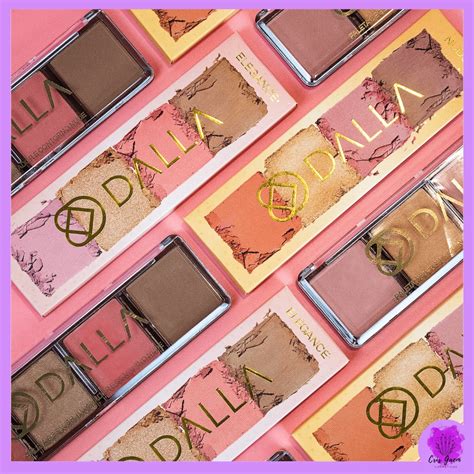 Paleta De Blush Contorno E Iluminador Nude E Elegance Dalla Shopee Brasil