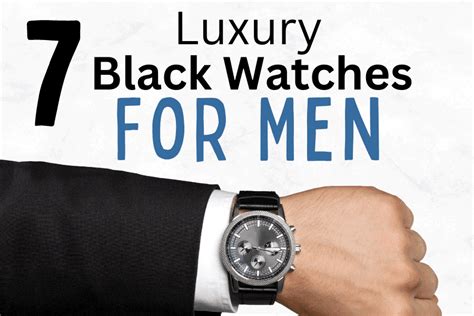 7 Black Watches For Men You Can't Find Anywhere Else! - HeHeels