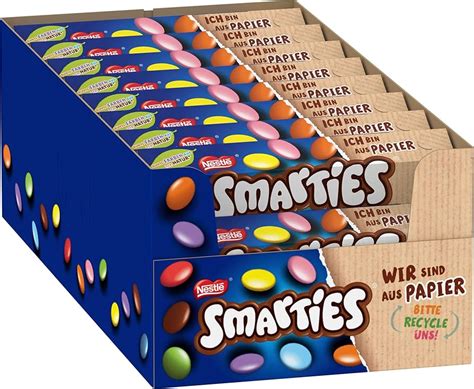 Nestle Smarties Buy Nestle Smarties Single Tube 38g From One Pound