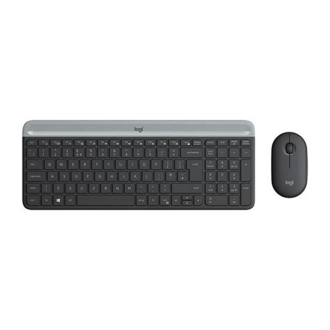 Logitech Mk Noir Ensemble Clavier Souris Sans Fil Et Silencieux