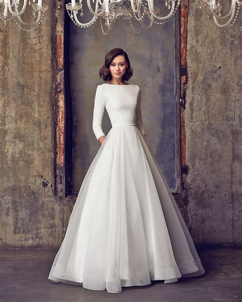 Modest Wedding Dresses 25 Looks FAQs Modest Wedding Dresses