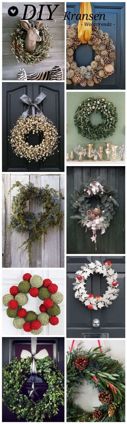 Woontrendz Kerstkransen Kerstmis Diy Doe Het Zelf Krans