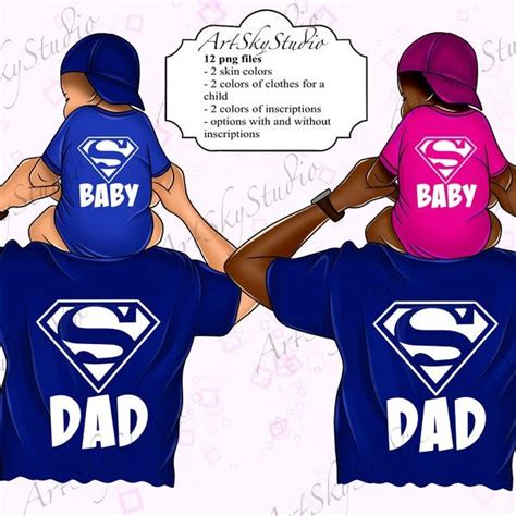 Fathers Day Clipart Father Daughters Clipart Dad 3 Girls Clipart