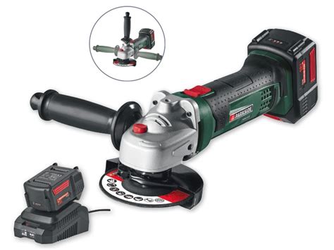 Parkside R V Li Ion Cordless Angle Grinder Lidl Ireland