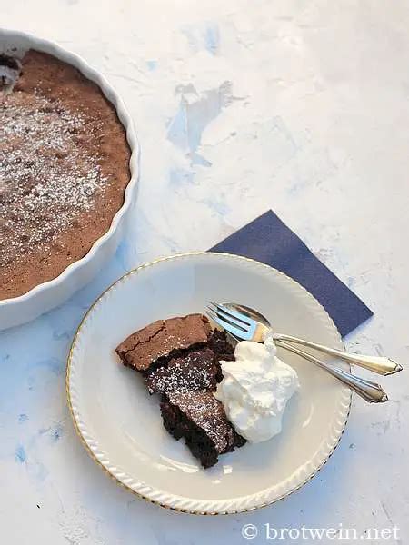 Kladdkaka Rezept Schwedischer Schokoladenkuchen Brotwein