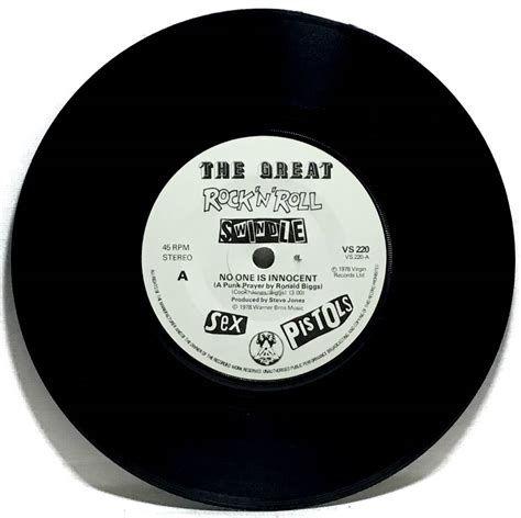 英 SEX PISTOLS NO ONE IS INNOCENT MY WAY UK盤 インチシングルレコード EP 映画 ROCK N ROLL