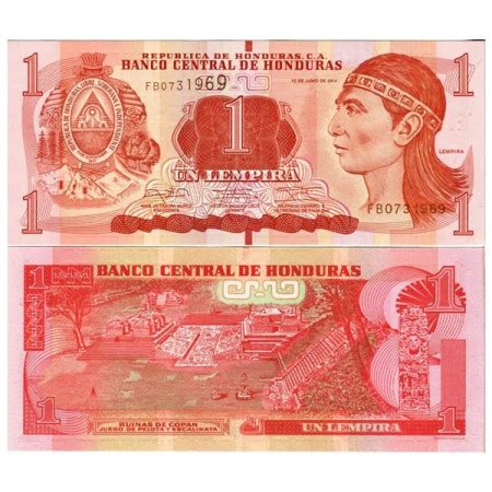 Billete Honduras Lempira Lempira Pnew Sc Mynumi