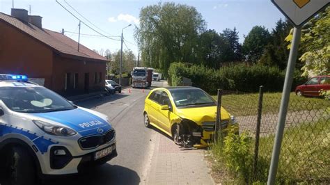 Wypadek Na B O Skiej W Tarczynie Droga Zablokowana