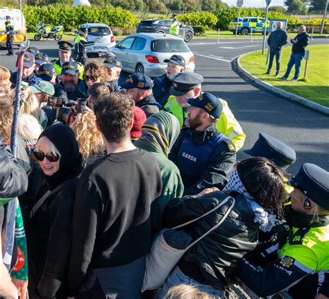 Eight people arrested during Shannon Airport protest - Clare Echo