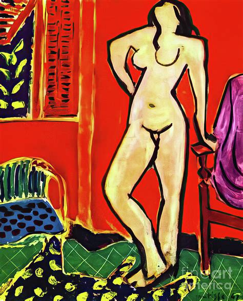Standing Nude By Henri Matisse Painting By Henri Matisse Pixels