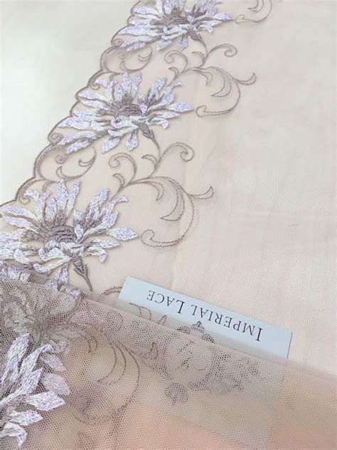 Nude Soft Embroidery Lace Trim Lace Trim Lace Fabric From Imperiallace