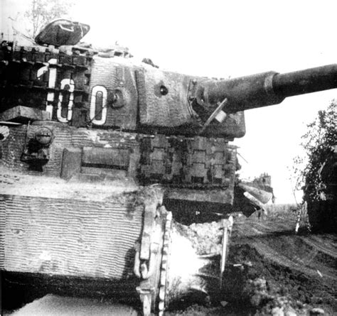 Tiger I Tank Number Of Schwere Panzer Abteilung Rear View