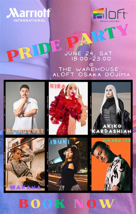 Aloft Osaka Dojima Pride Party Visit Gay Osaka