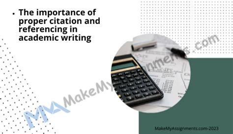 The Importance Of Proper Citation And Referencing In Academic Writing Makemyassignments Blog