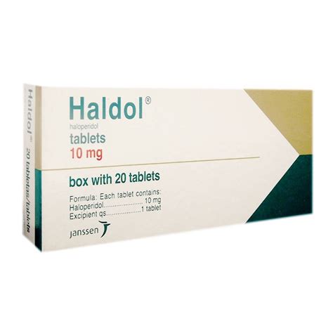 Haldol tabletas 20 pzas de 10 mg c u Walmart en línea