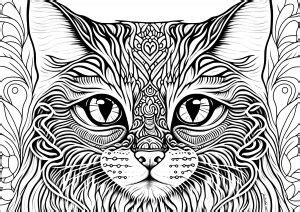 Desenhos De Gatos Para Colorir Para Adultos Gr Tis Para Imprimir