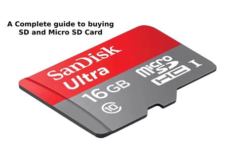 A Complete Guide To Buying Sd And Micro Sd Card 2023