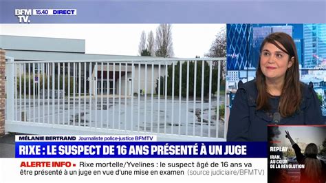 Rixe mortelle dans les Yvelines le suspect de 16 ans va être présenté