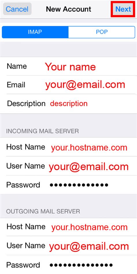 How To Set Up An IMAP POP Account On The IPhone
